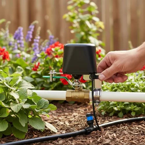 Válvula de agua WiFi Tuya para riego automático